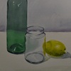 Botella y Tarro, 38 x 28 cm