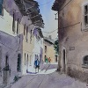 Perouges Medieval - Francia, 27,5 x 36,5 cm