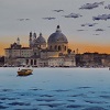 Bas&iacute;lica de Sta Mar&iacute;a de la Salud (Venecia), 56 x 76 cm