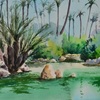 Palmeral, 38 x 28 cm