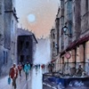 Calle San Lorenzo (Burgos), 46 x 21 cm