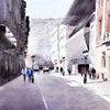Calle Isaac Peral - Albacete, 40 x 30 cm